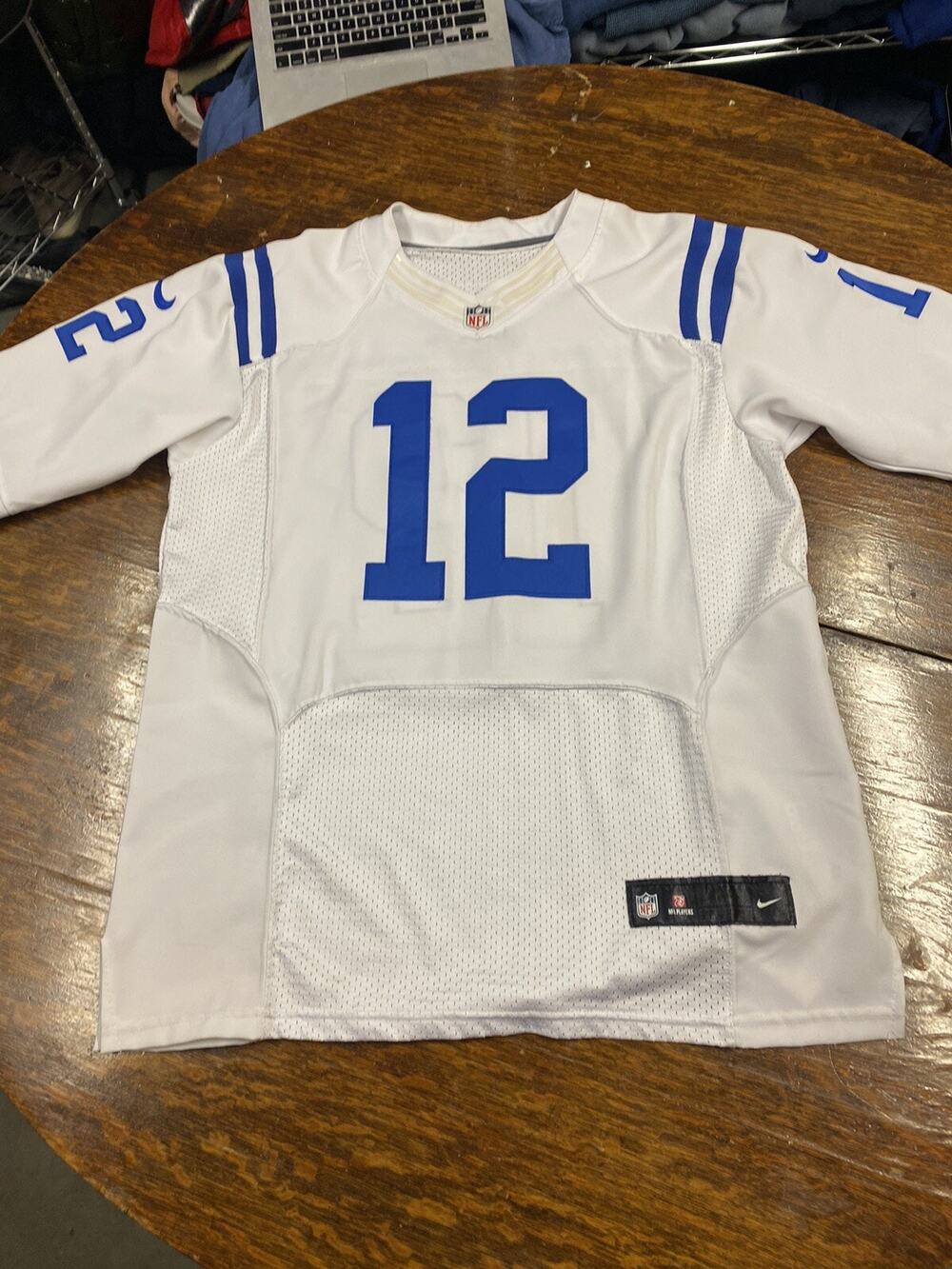 NIKE On Field Indianapolis Colts Andrew Luck Stitched Jersey Men's Size 44 (XL)